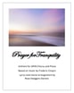 Prayer for Tranquility SATB choral sheet music cover
